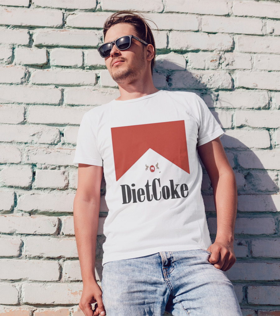 Diet Coke Marlboro Parody Cigarettes T-Shirt