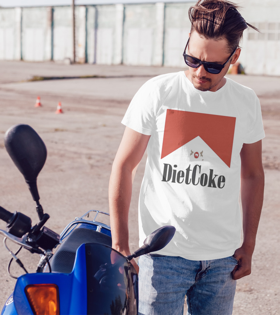 Diet Coke Marlboro Parody Cigarettes T-Shirt