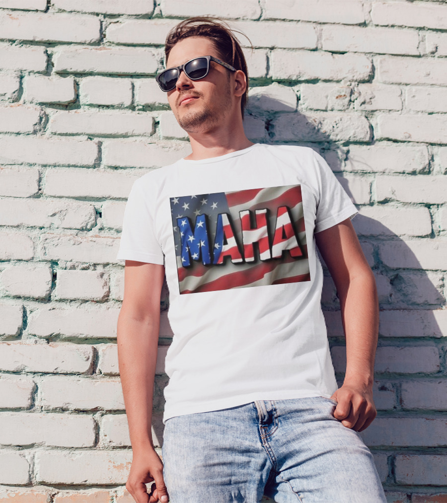 Bryce Lipscomb Maha Make America Healthy Again USA Flag T-Shirt