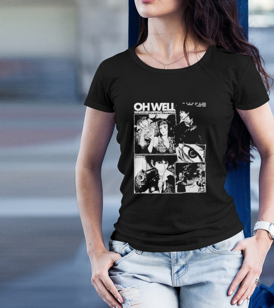 Cowboy Bebop Oh Well Whatever Happens Happens Manga Panels Day 28 Of 365 Days T-Shirt