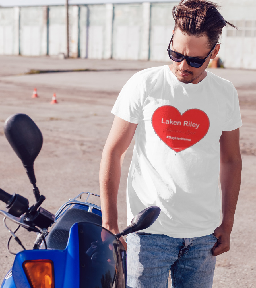 Laken Riley America's Girl #SayHerName Heart T-Shirt