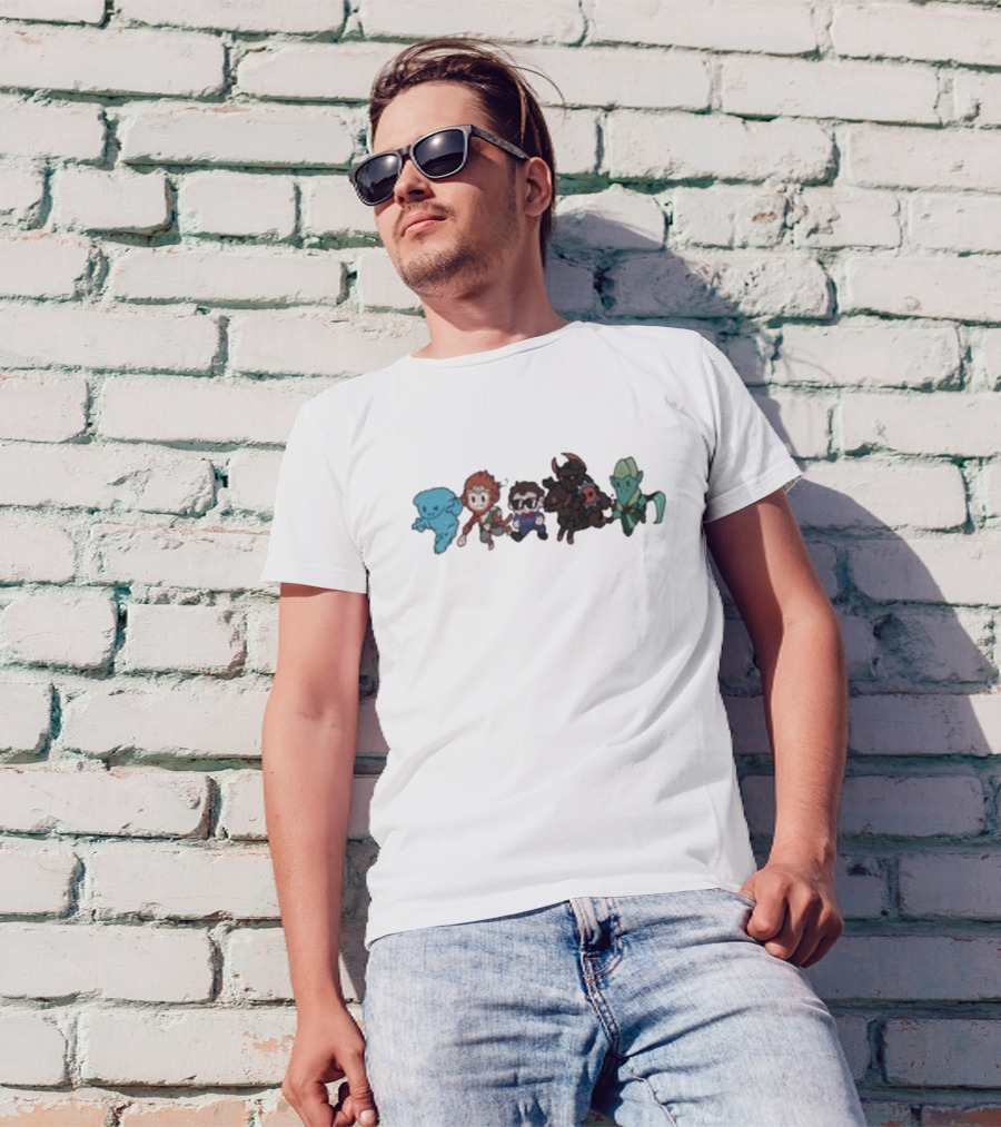 Gorgc Streamlabs Heroes Pixels Characters T-Shirt