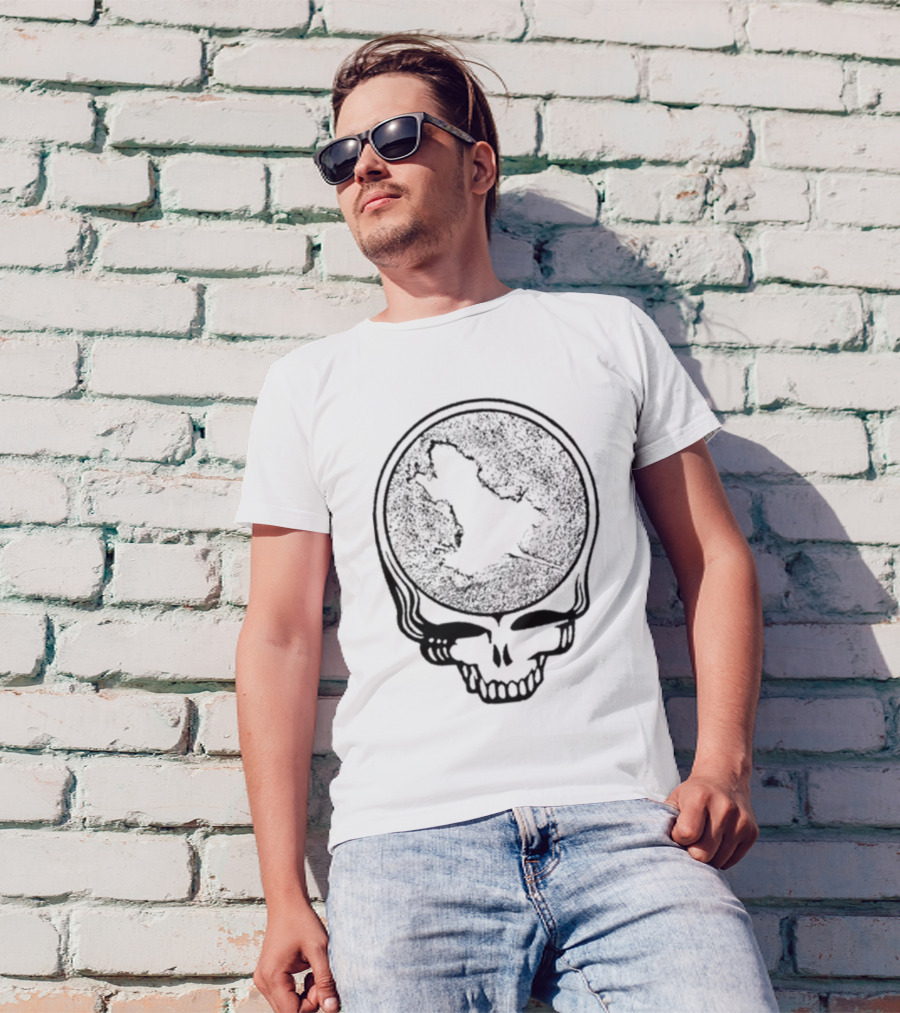 Grateful Dead X Rat Hole Steal Your Face Arctic Skull T-Shirt