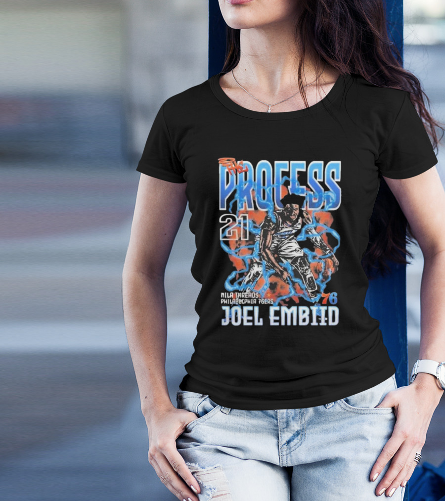 Joel Embiid The Process 21 Philadelphia 76ers NBA 76 T-Shirt