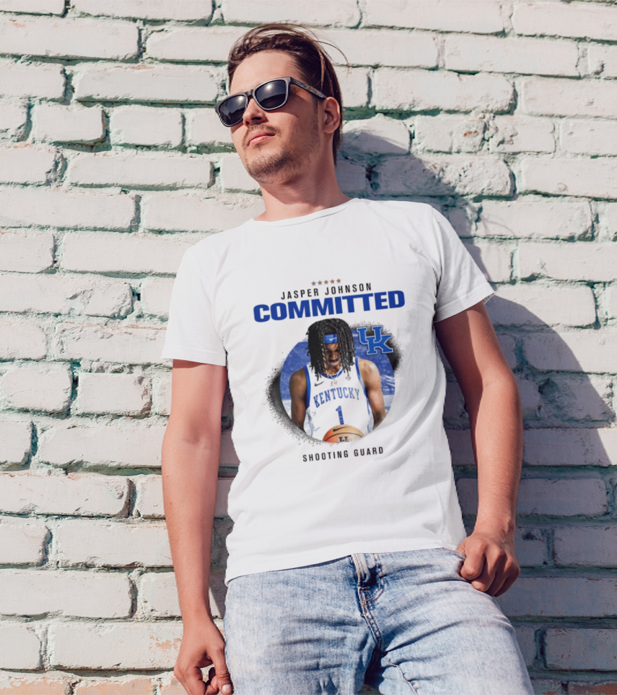 Jasper Johnson Committed Shooting Guard Kentucky Basketball T-Shirt