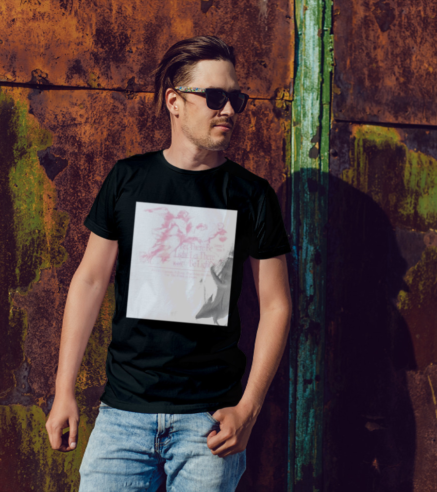 Let There Be Light Raye Genesis 1 Verse 3 For The Faint Of Heart T-Shirt