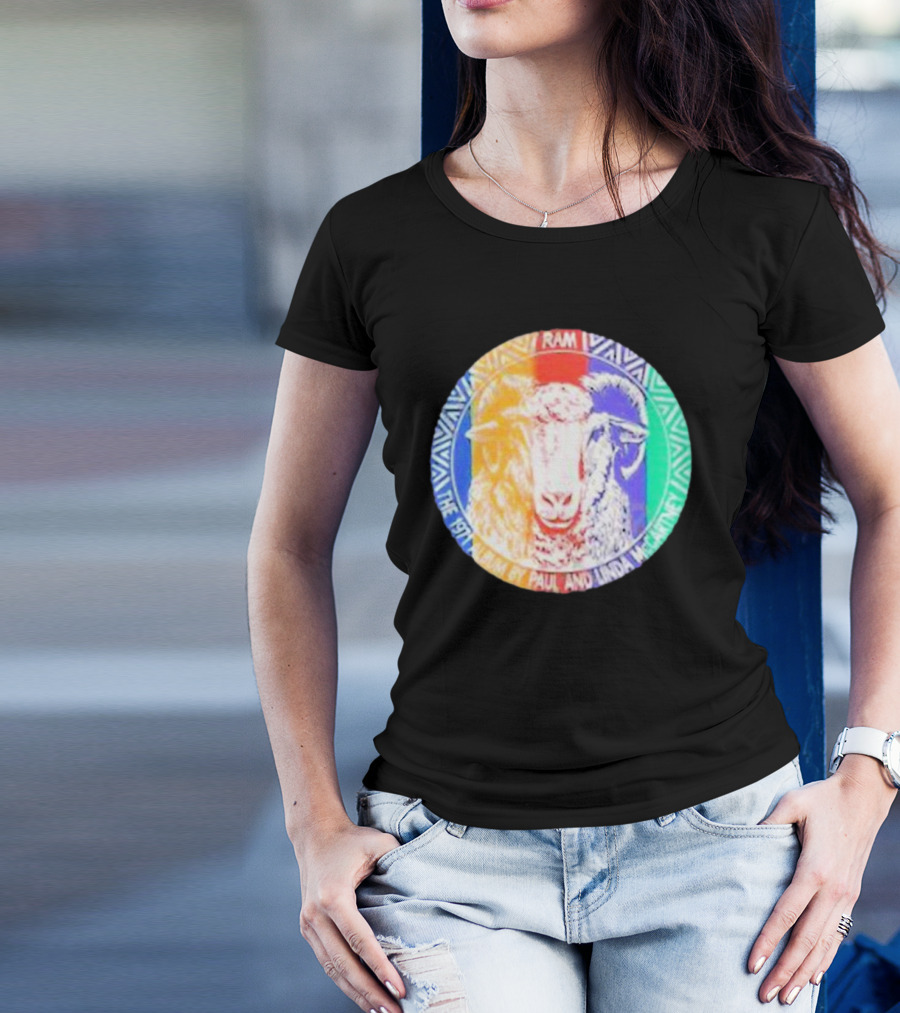 Ram The 1971 Album By Paul And Linda McCartney Multicolor T-Shirt