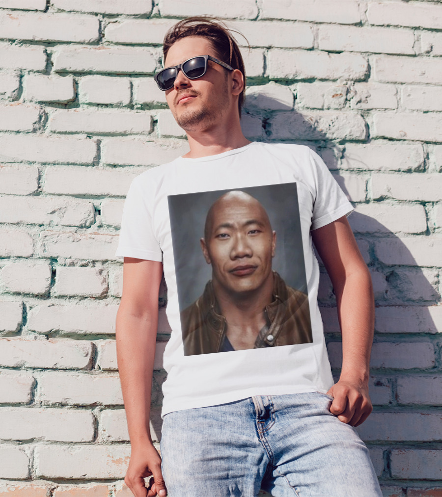 Dwayne The Wok Johnson Meme Face Mashup T-Shirt