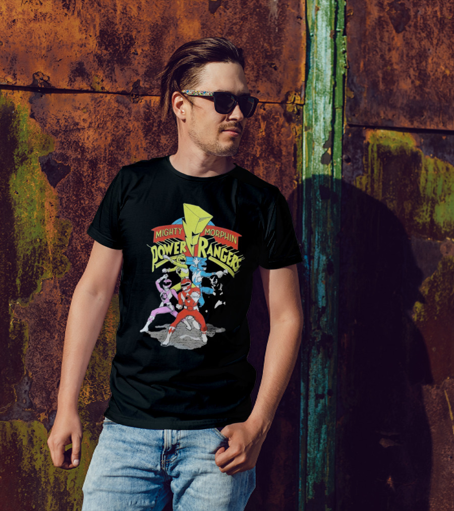 Mighty Morphin Power Rangers Classic Team T-Shirt