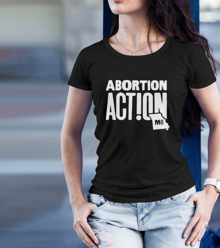 Missouri Abortion Action MO Icon Bold Protest T-Shirt
