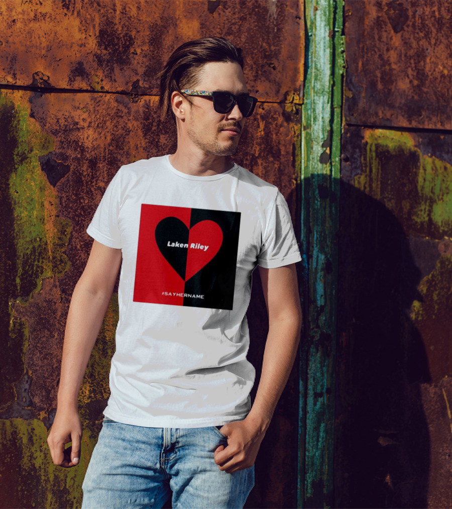 Laken Riley Heart #SayHerName T-Shirt