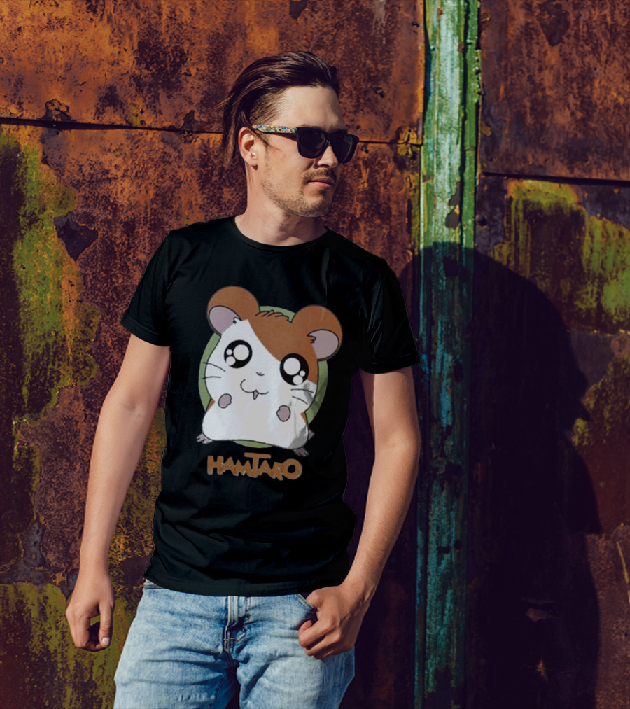 Mamono World Hamtaro Goataro Cute Hamster Friend T-Shirt