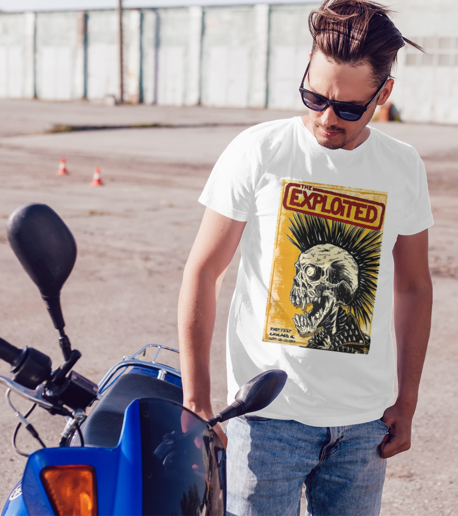 The Exploited Skull Riot Fest Chicago IL Sept 20-22 T-Shirt