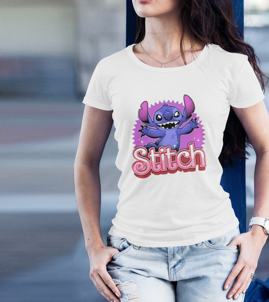 Stitch Alien Experiment 22 Fun Purple T-Shirt