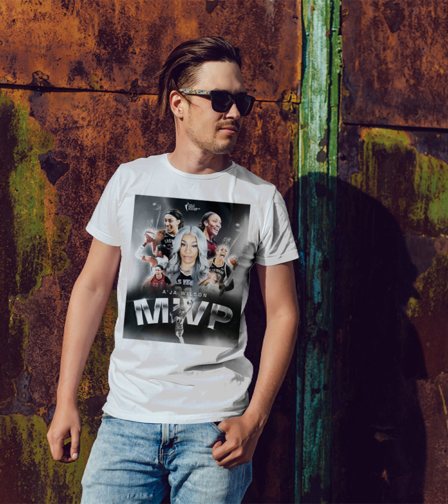 A'ja Wilson Las Vegas Aces WNBA MVP T-Shirt
