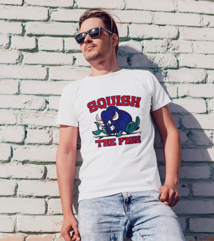 Buffalo Bills NFL Squish The Fish T-Shirt