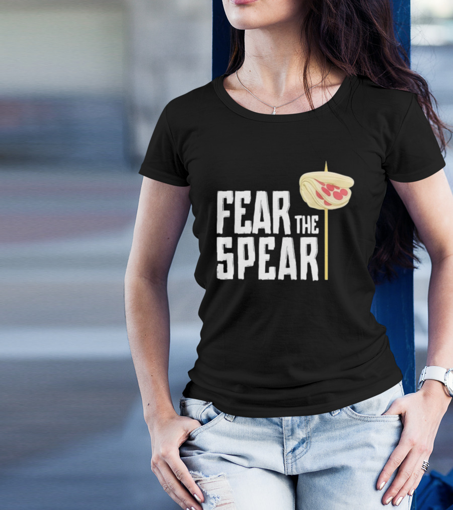 Detroit Tigers Fear The Spear Pizza T-Shirt