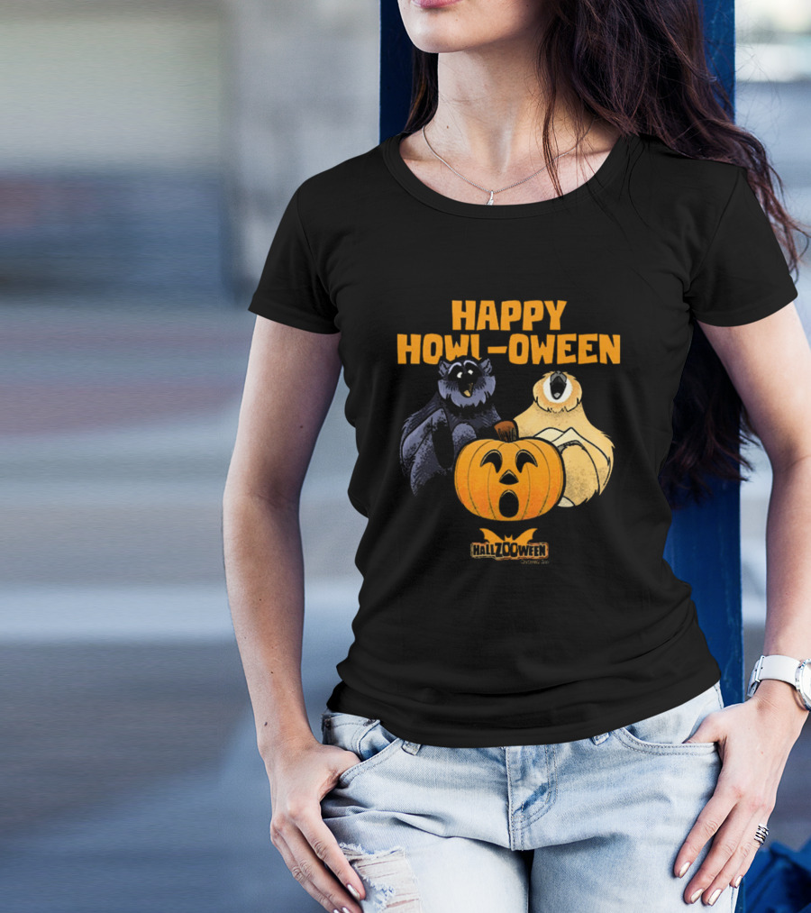 Happy Howl-oween HallZOOween Celebrate Boo T-Shirt