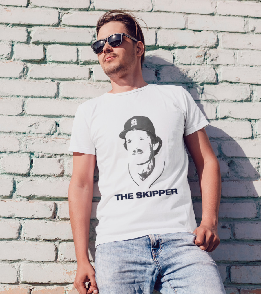 Beau Brieske Wearing Jim Leyland Detroit The Skipper T-Shirt