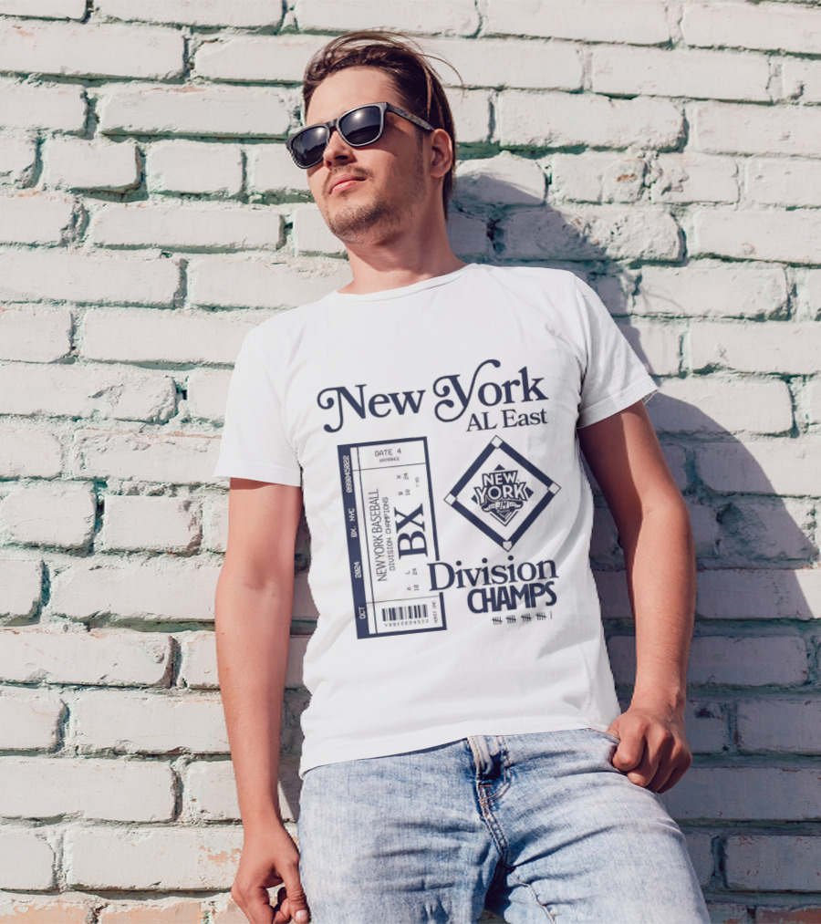 New York AL East BX Baseball Division Champs T-Shirt