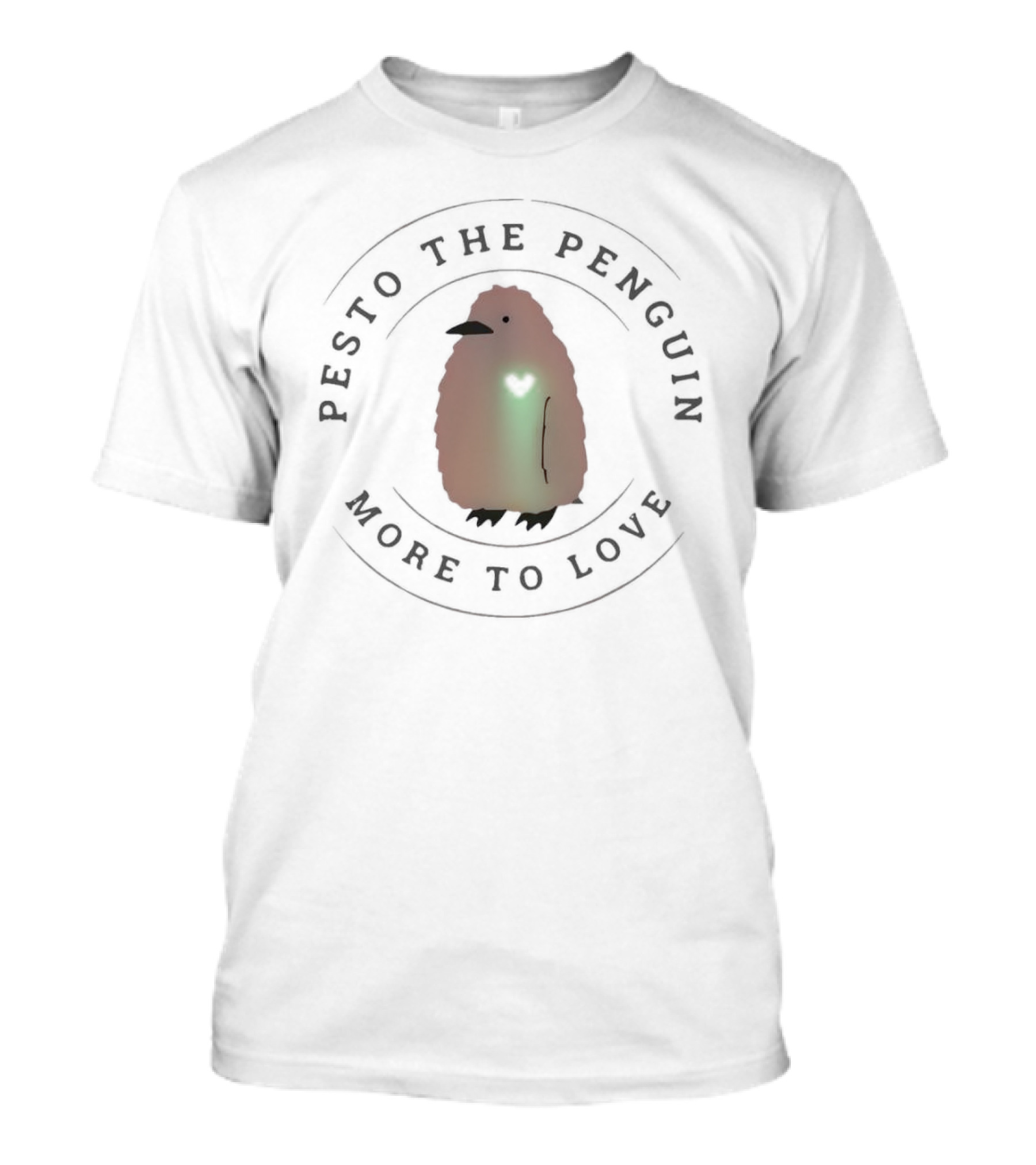 Pesto The Penguin Heart More To Love T-Shirt