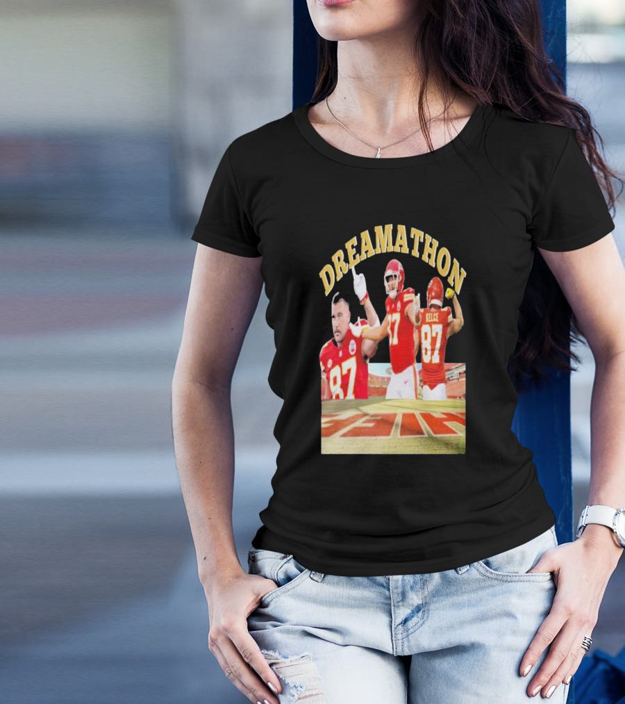 Dreamathon Travis Kelce #87 Kansas City Chiefs NFL T-Shirt