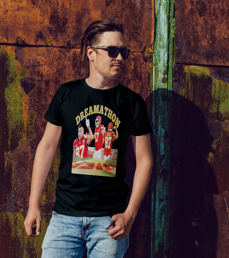 Dreamathon Travis Kelce #87 Kansas City Chiefs NFL T-Shirt
