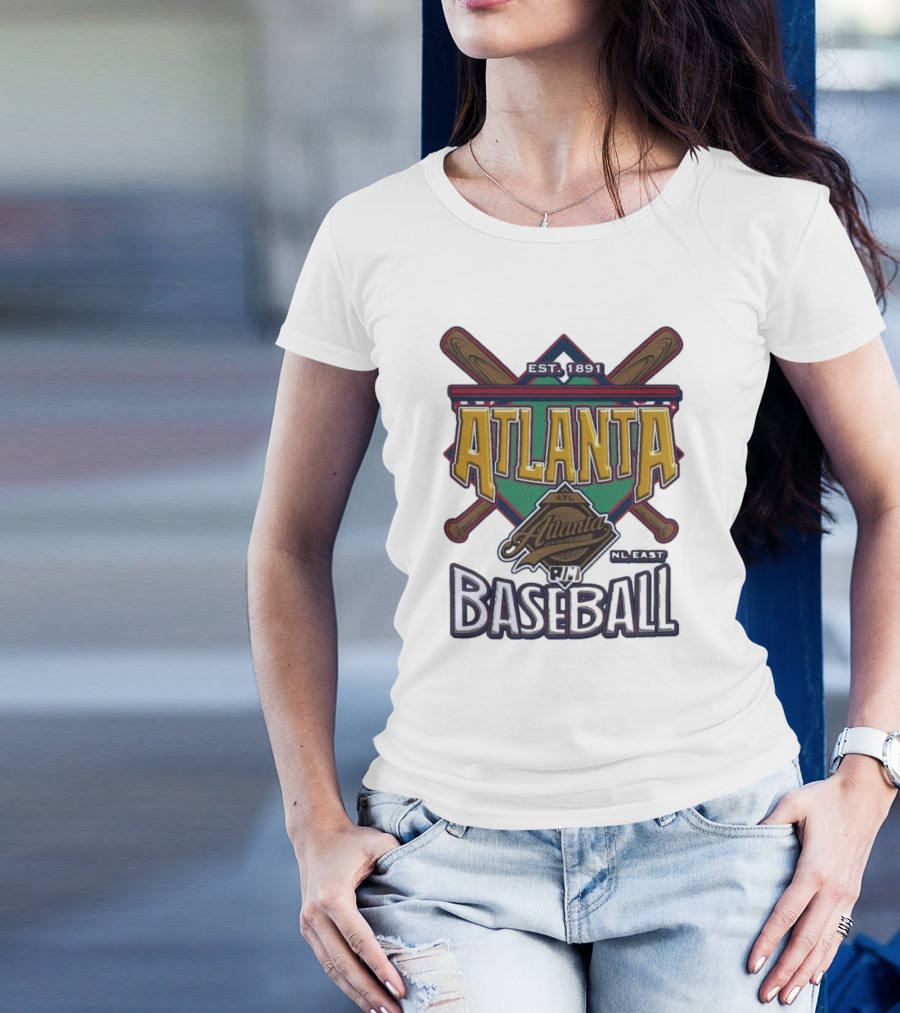 Atlanta Baseball EST 1891 NL East ATL T-Shirt