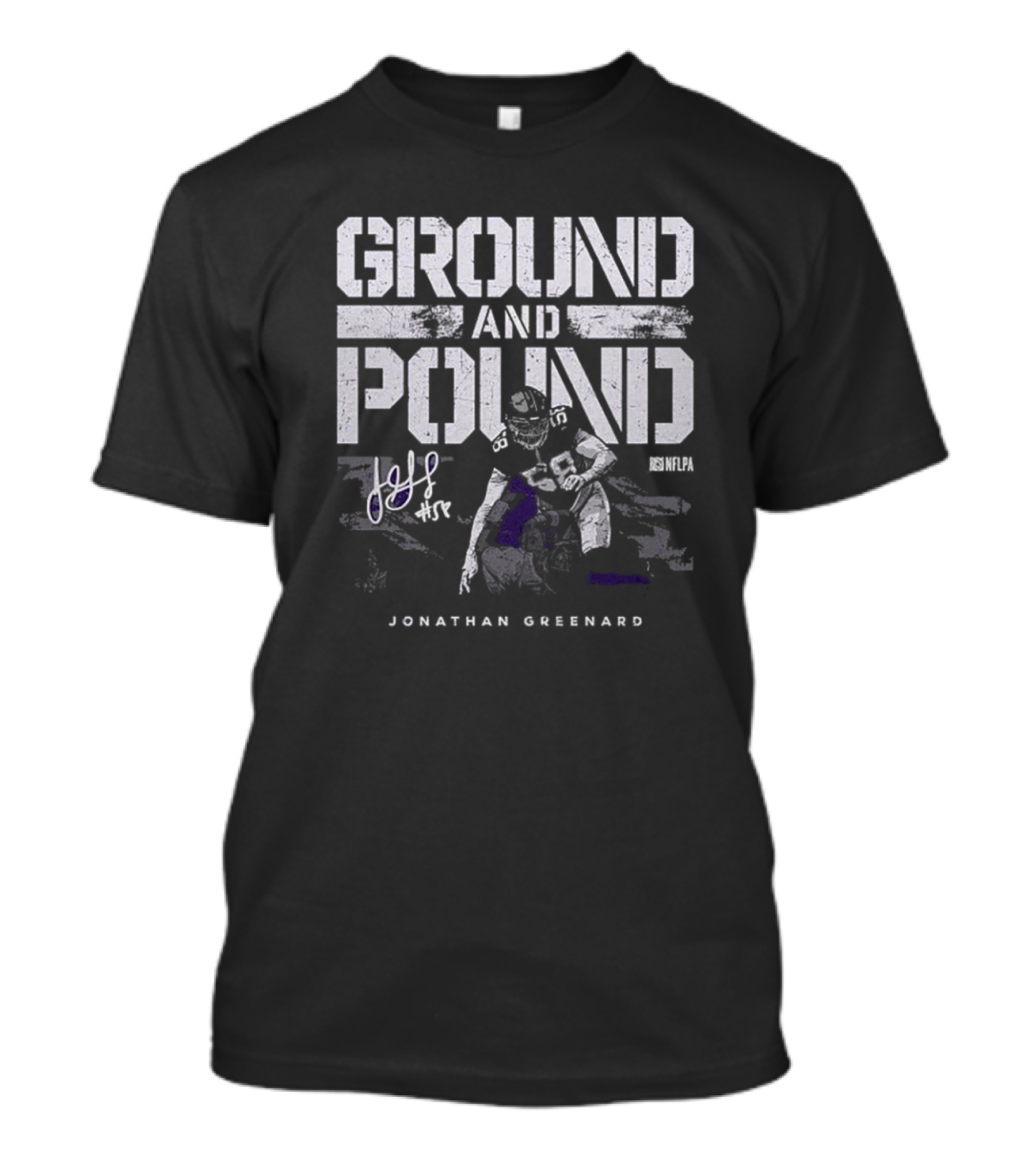 Jonathan Greenard Ground And Pound NFLPA Minnesota Vikings T-Shirt