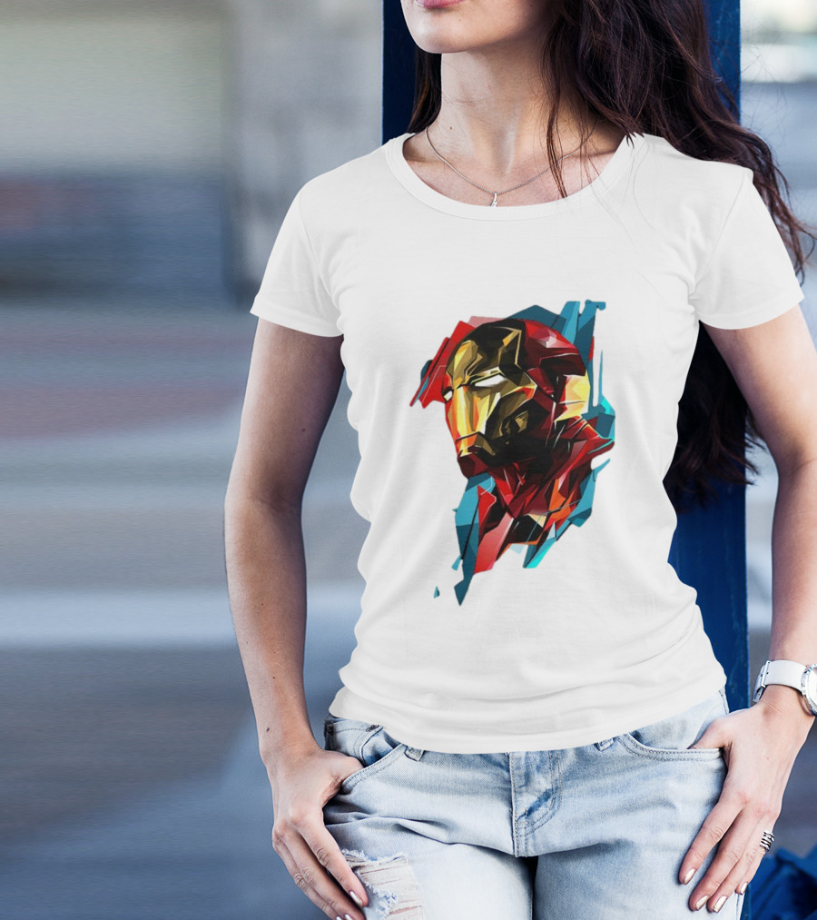 Marvel Avengers Endgame Iron Man Abstract T-Shirt