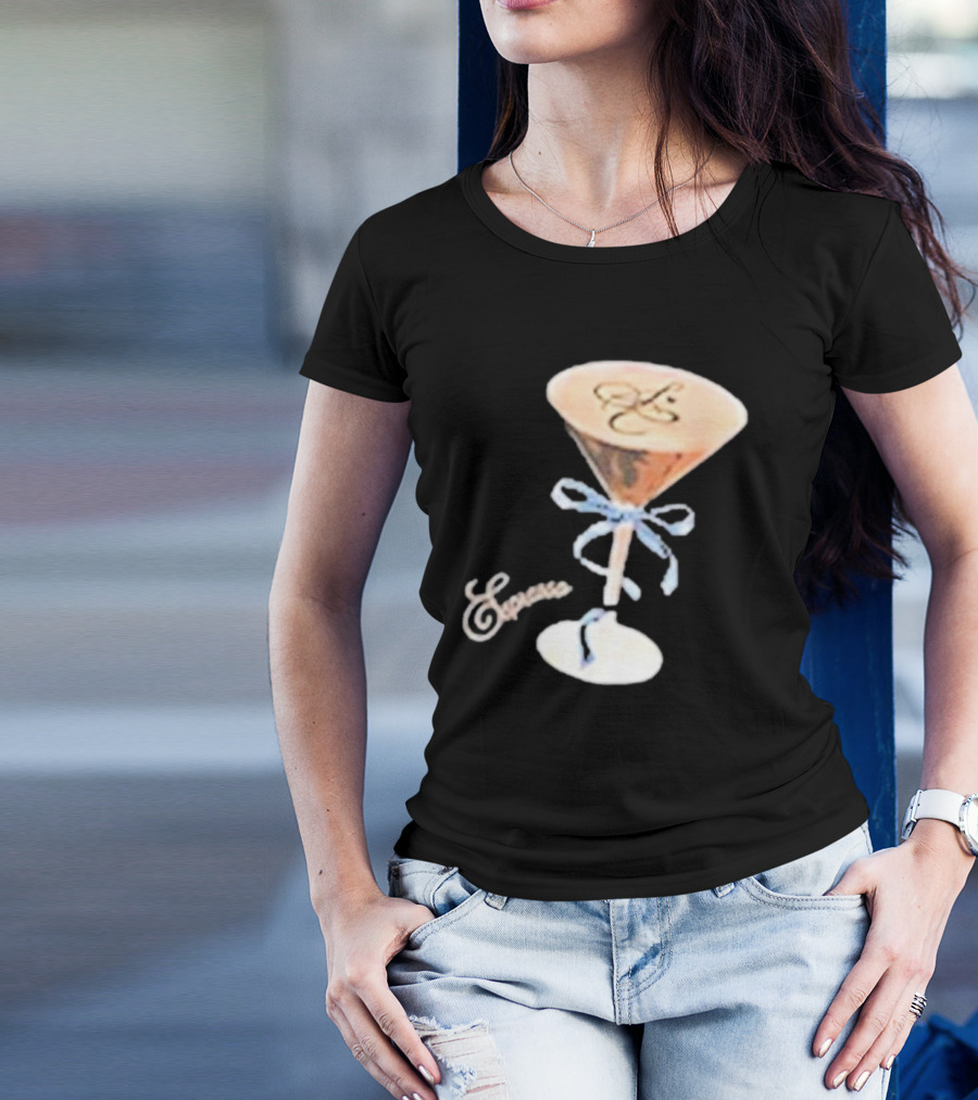Sabrina Carpenter Espresso Martini With Ribbon Bow T-Shirt