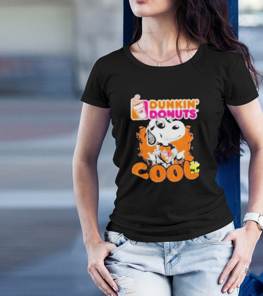 Snoopy Woodstock Dunkin' Donuts Cool T-Shirt
