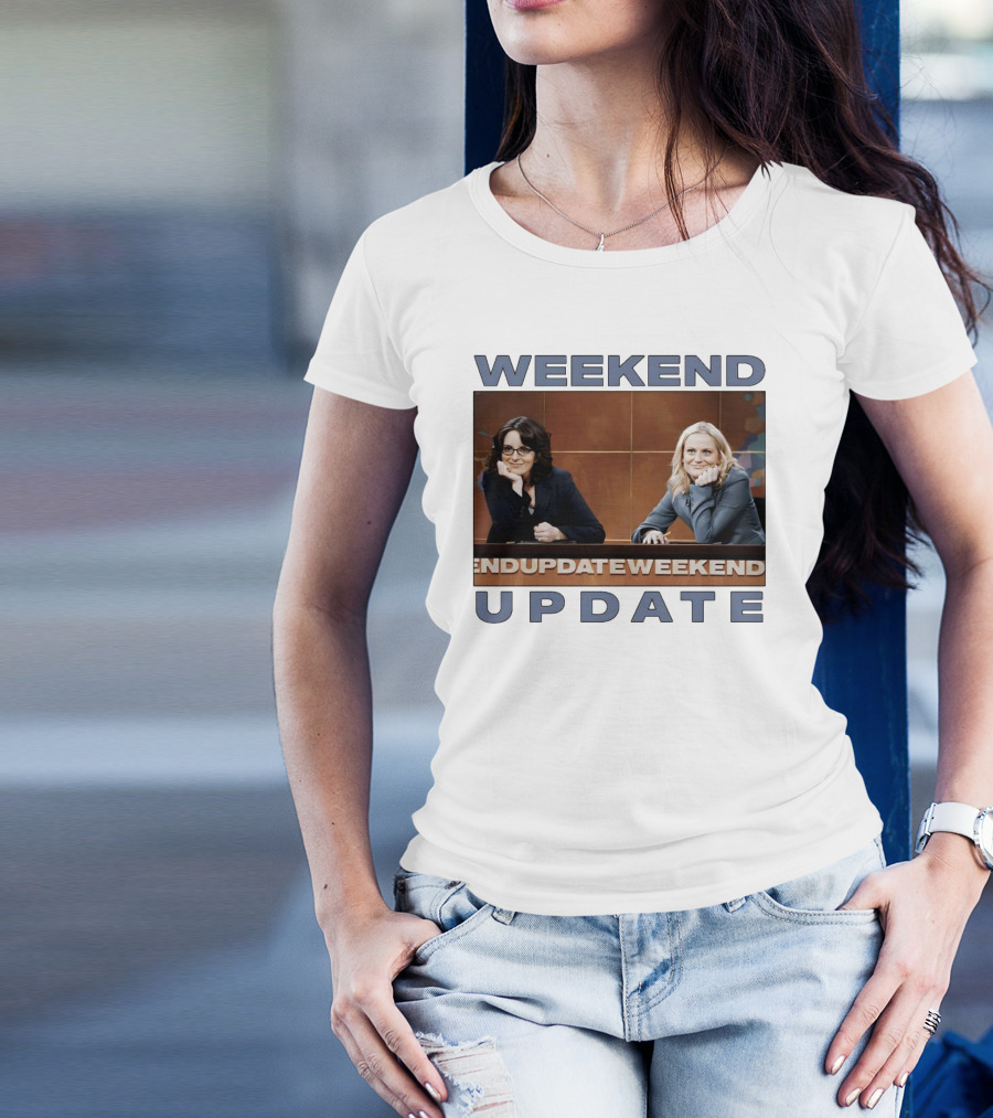 Tina Fey Amy Poehler Weekend Update T-Shirt