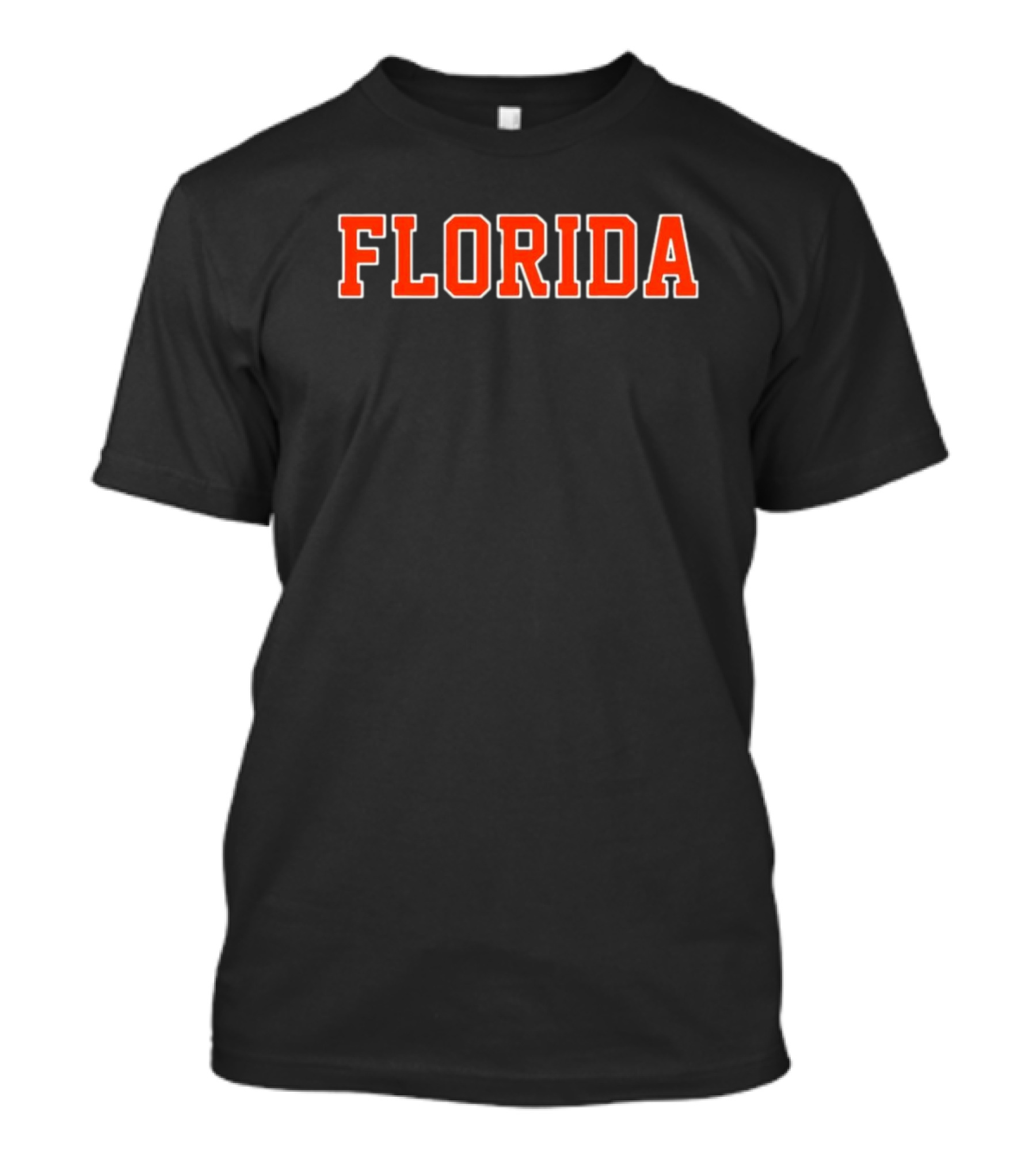 Florida Retro Orange Text T-Shirt
