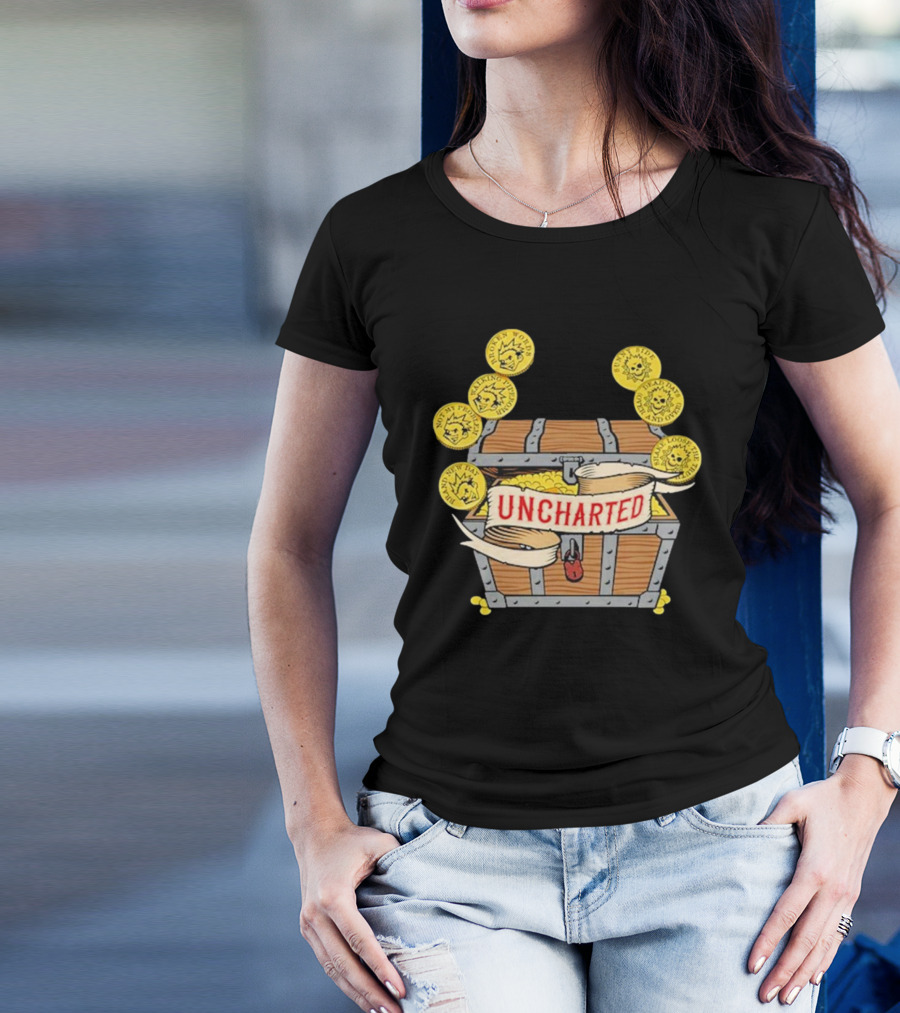 Less Than Jake Uncharted Treasure Chest And Coins T-Shirt