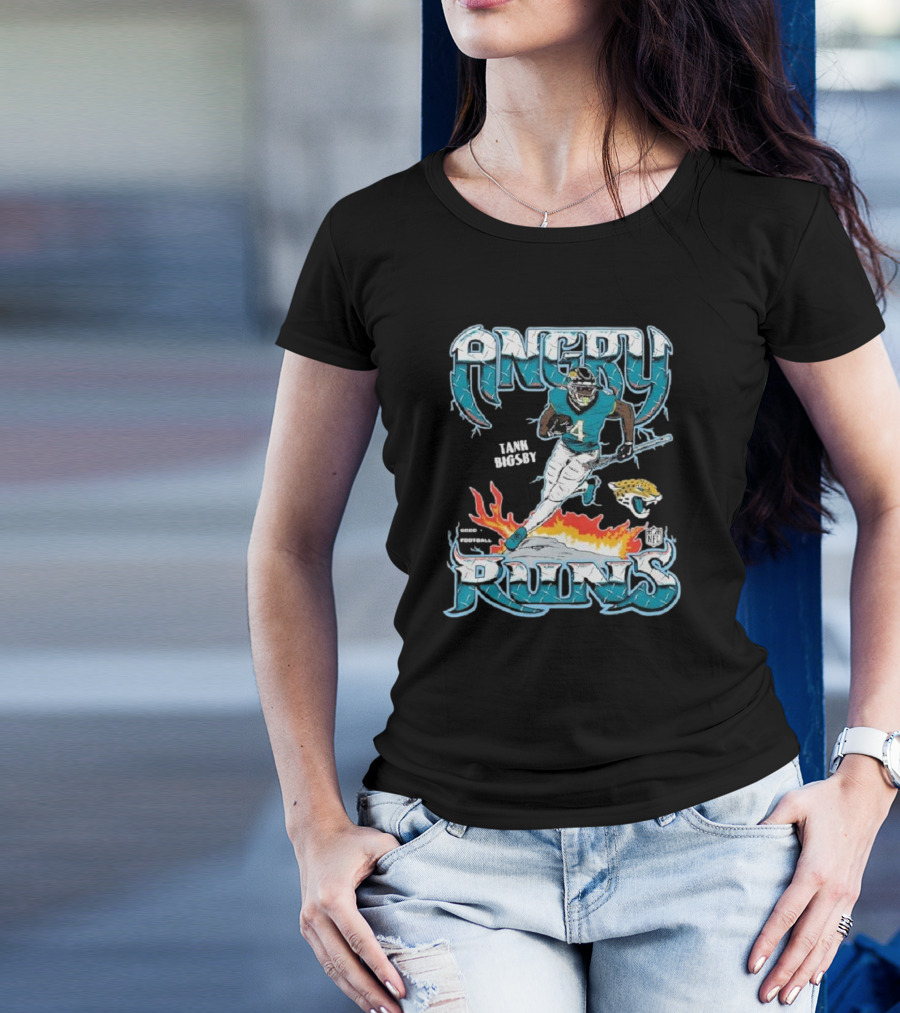 Angry Runs Tank Bigsby Jacksonville Jaguars NFL Football T-Shirt