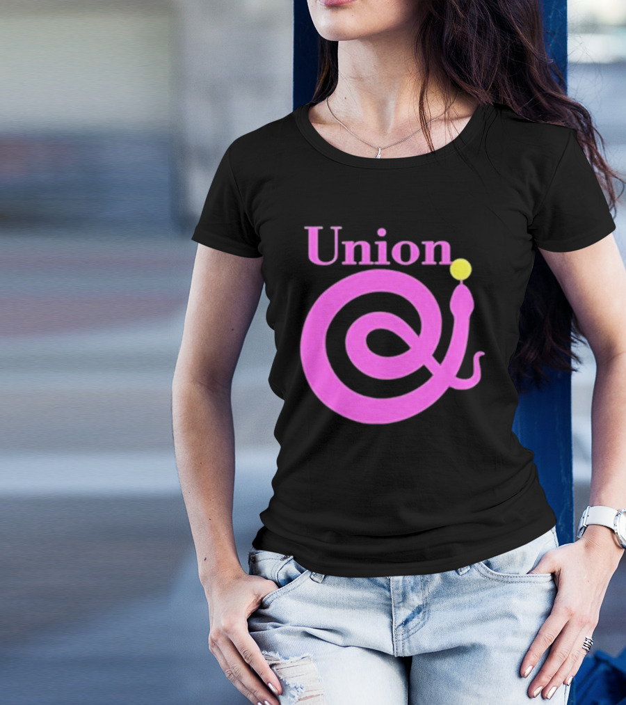 Union Pink Spiral Snake T-Shirt