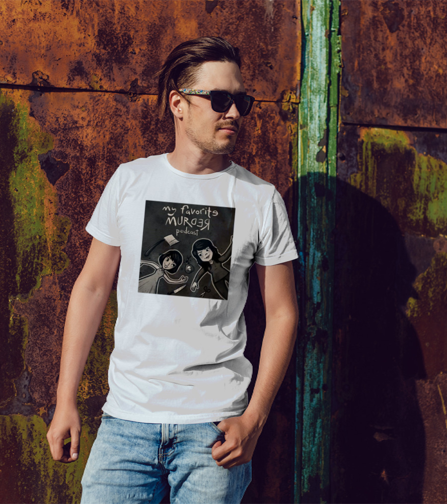 Michael Ramstead My Favorite Murder Podcast With Axes Knives And Scissors T-Shirt