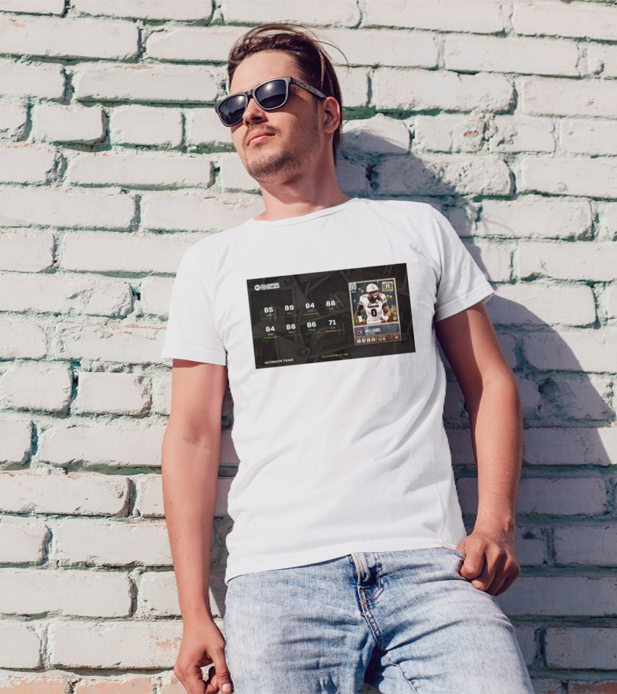 South Carolina Gamecocks Debo Williams Run Stopper Homecoming Key Ratings Madden NFL 25 Ultimate Team T-Shirt