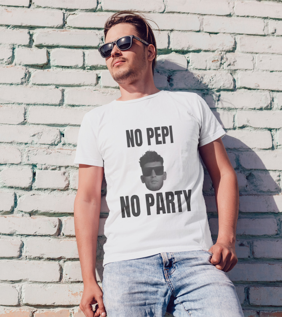 No Pepi No Party Shades Iconic Headshot T-Shirt