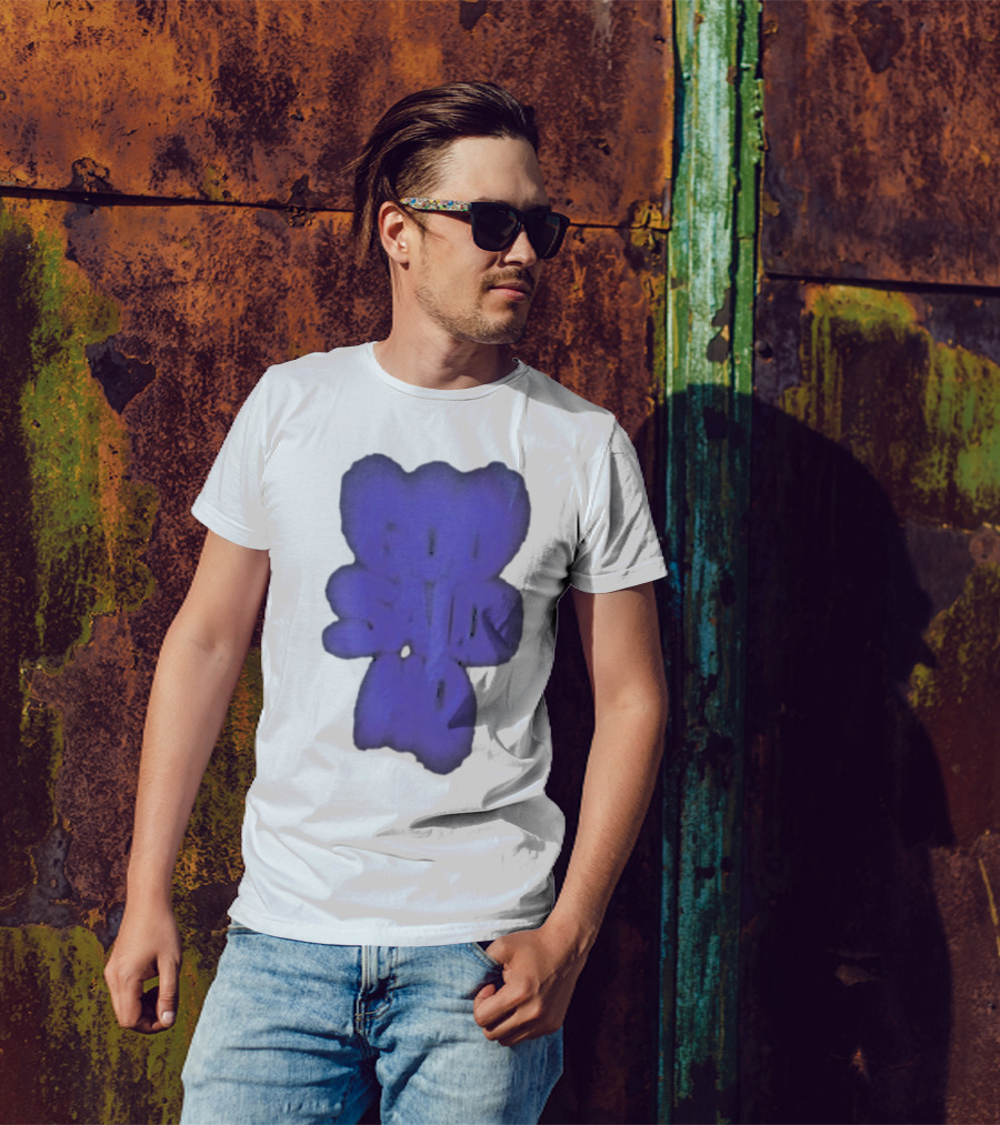 Omarapollo God Said No Purple Blur T-Shirt
