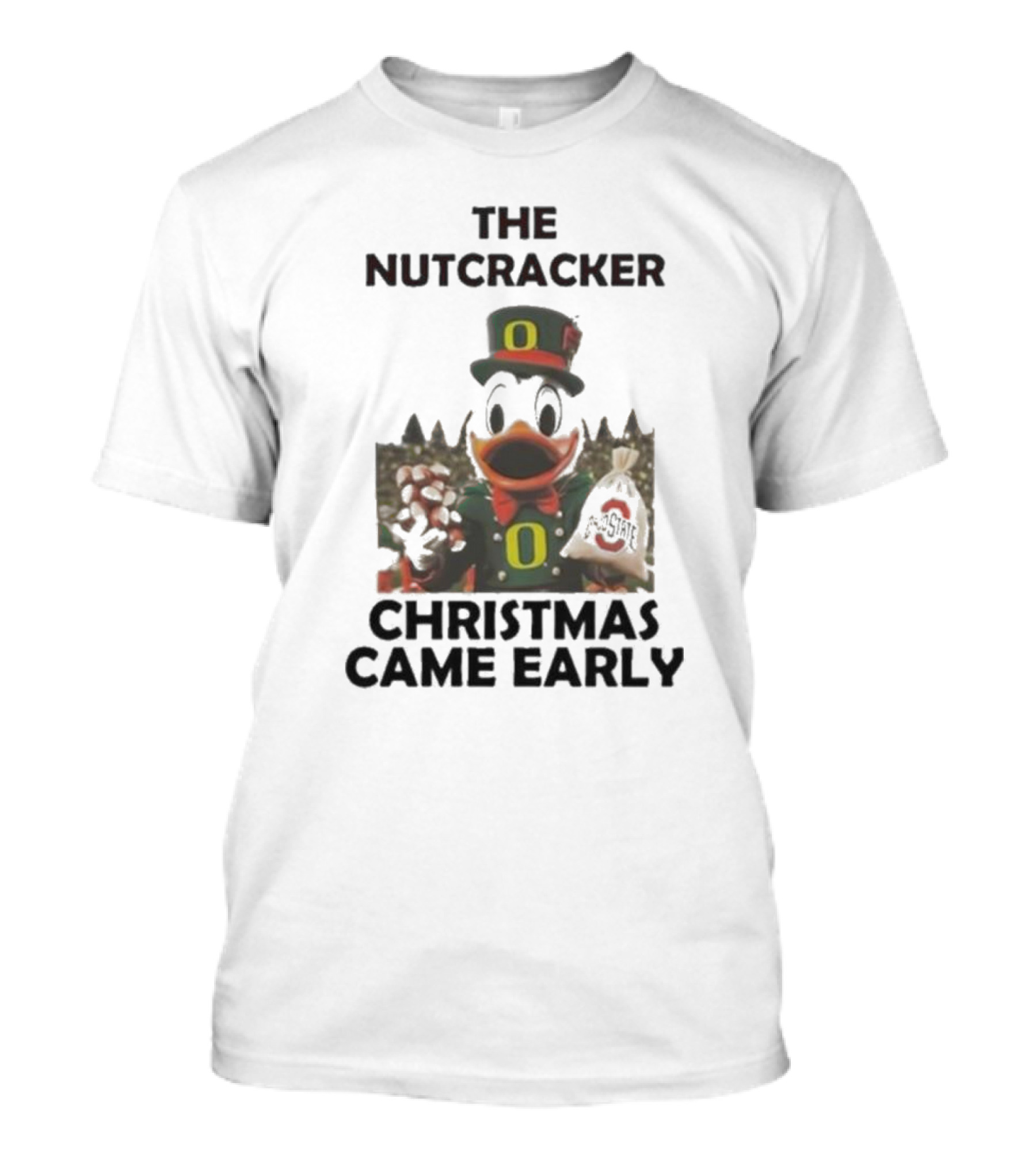 Oregon Duck The Nutcracker Christmas Came Early T-Shirt