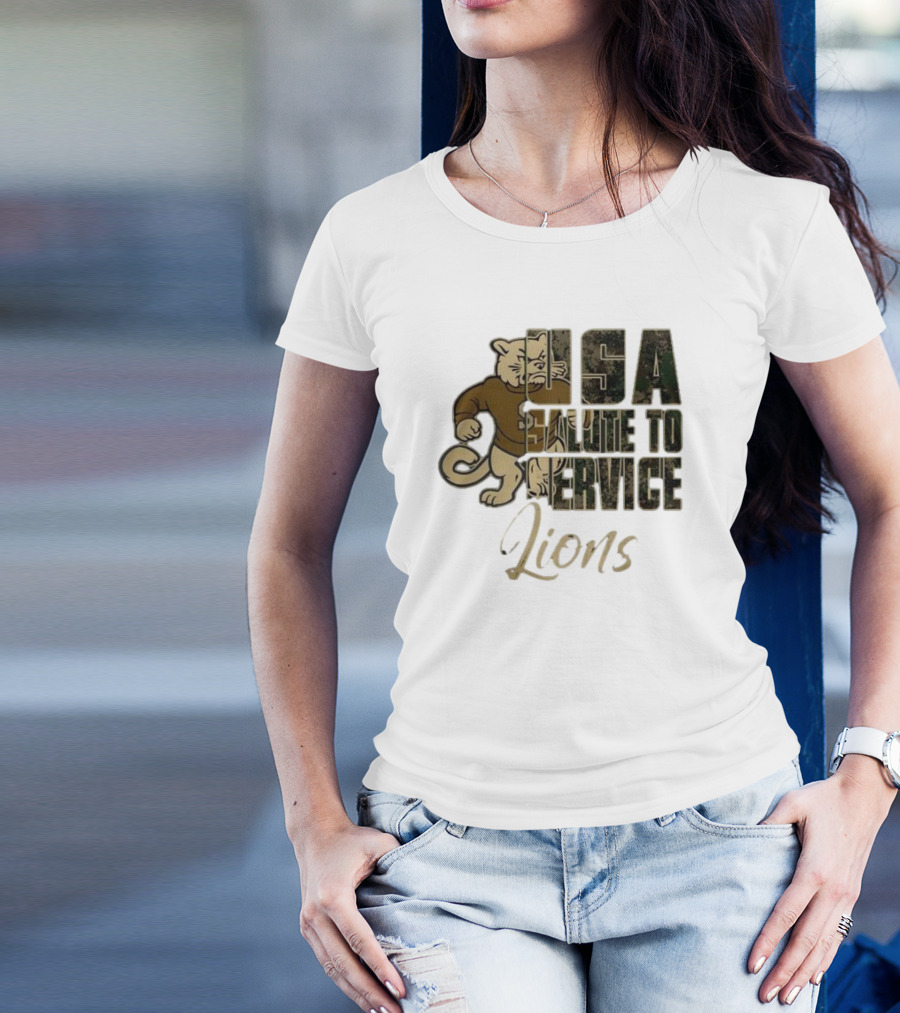 Penn State Nittany Lions USA Salute To Service Lions T-Shirt