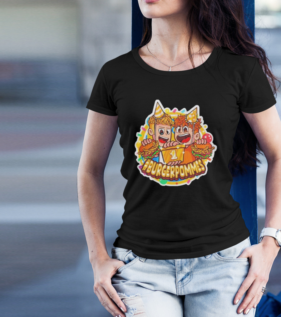BURGERPOMMES Birthday Celebration Bundle T-Shirt
