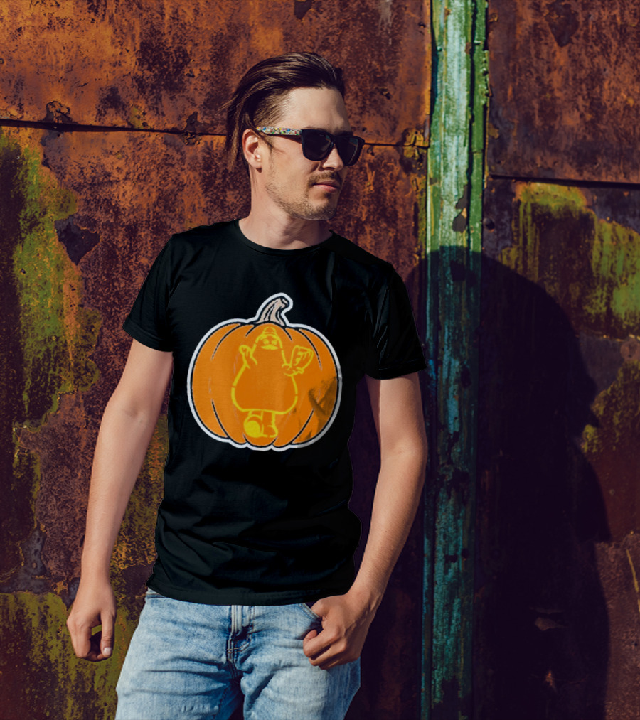 New York Mets Halloween Pumpkin Grimace Playoff T-Shirt