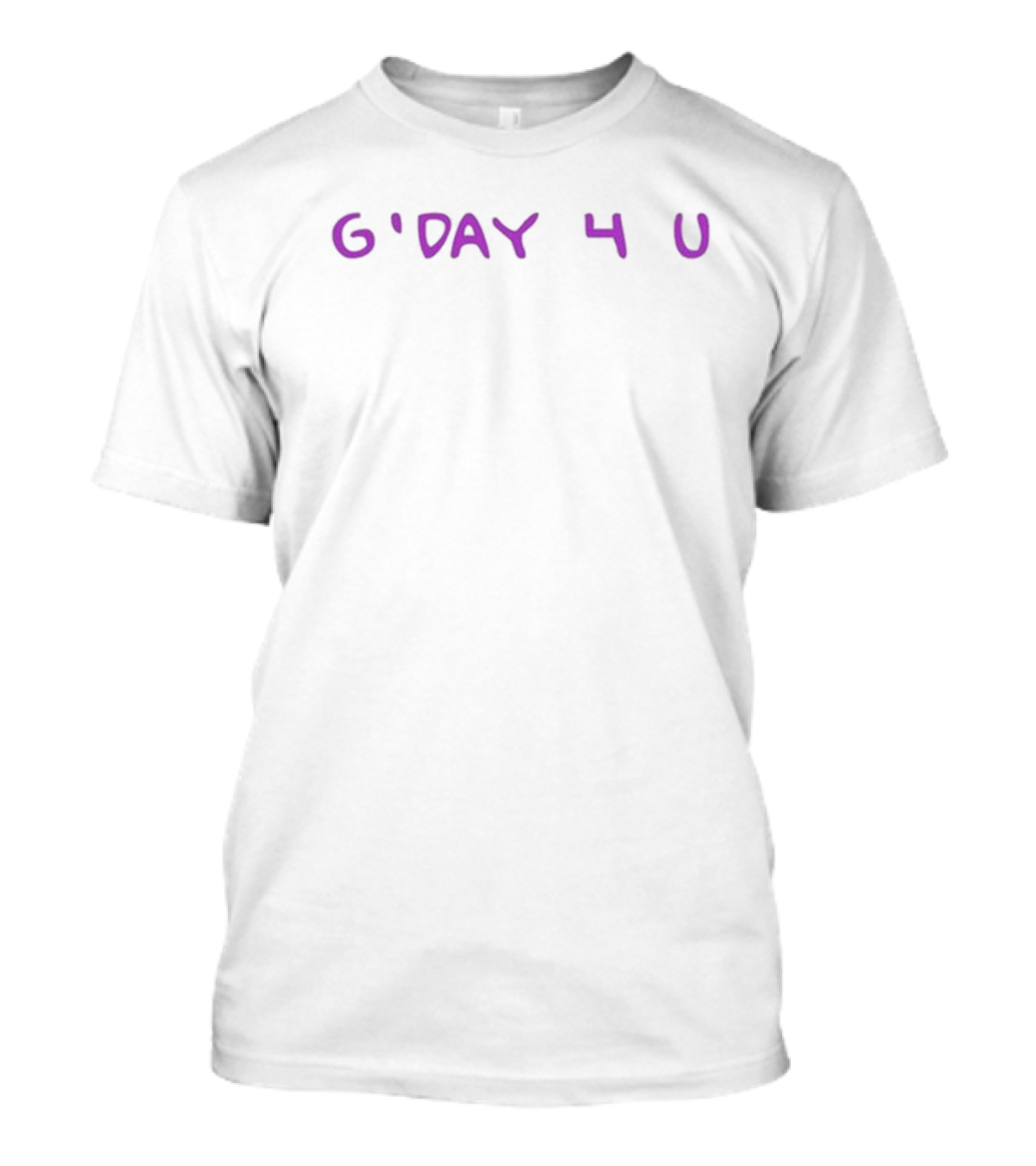 Olivia Rodrigo G’day 4 U Purple Text T-Shirt