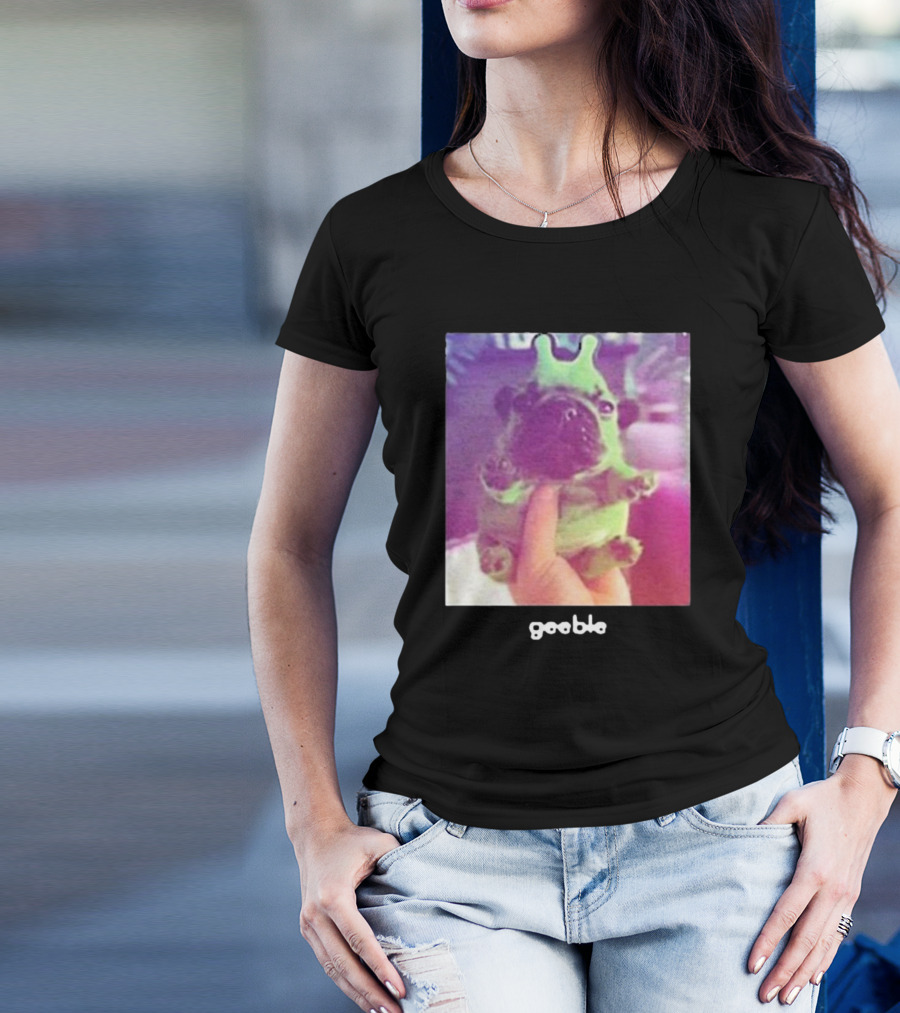 Pibble Palace Geeble Pug Crown T-Shirt