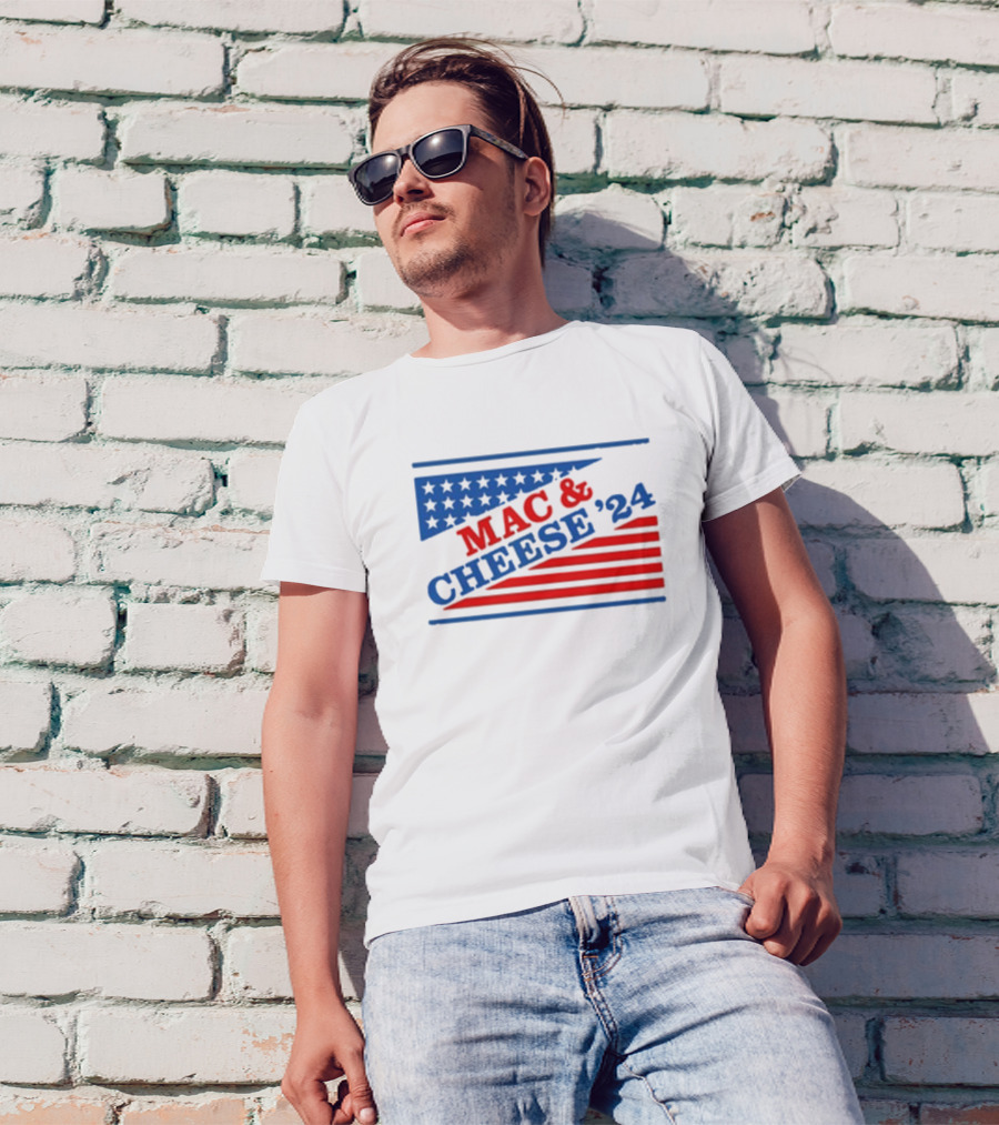 Shithead Steve Mac And Cheese '24 American Flag T-Shirt