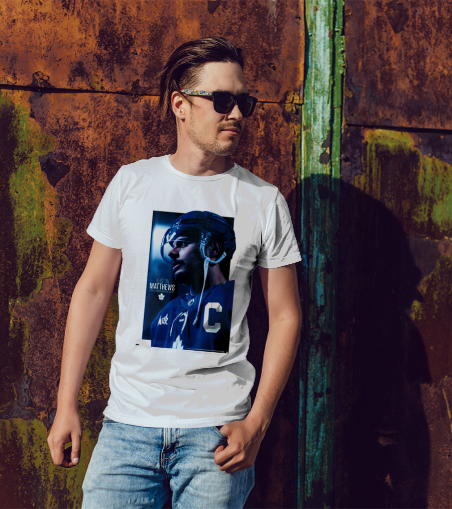 Auston Matthews Captain Toronto Maple Leafs NHL T-Shirt