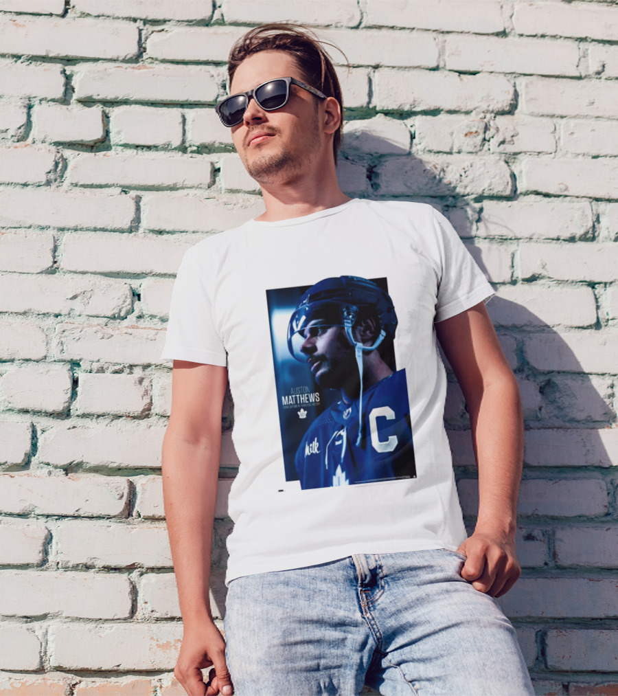 Auston Matthews Captain Toronto Maple Leafs NHL T-Shirt